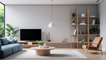 shelves living room make space rendering visualizations decorative items perfectly