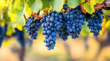 Fototapeta premium bunch of grapes, Generative AI