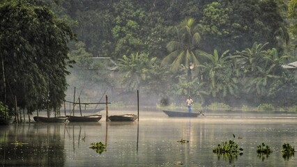 boats on the river