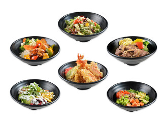 local cook live fresh catfish seafood fish chicken pork meat with spicy prawn herbal curry sauce and vegetable rice asian Chinese pengcai banquet seafood steamboat cafe restaurant menu set claypot