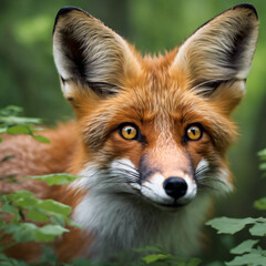 Fototapeta premium red fox vulpes