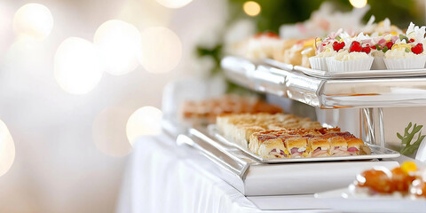 wedding cake decorated with flowers