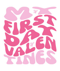 Retro, Valentine Craft Design. T-shirt Design. Illustration