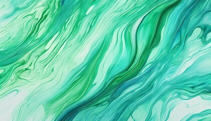 Fototapeta premium Abstract Aquatic Oasis