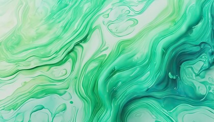 Obraz premium Abstract Aquatic Oasis