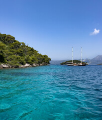 Obraz premium boat on the sea