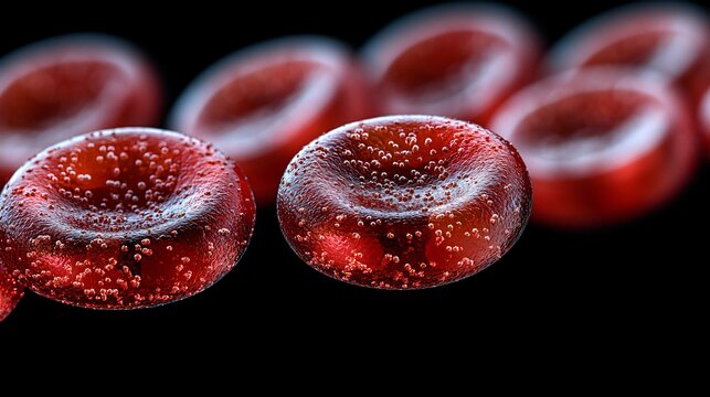 Detailed View of Platelets in Blood Analysis