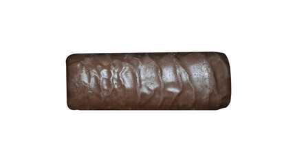 chocolate bar isolated on transparent background