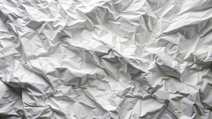 Obraz premium White crumpled paper background at a tilted angle
