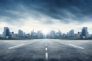 Fototapeta premium City road architecture cityscape.
