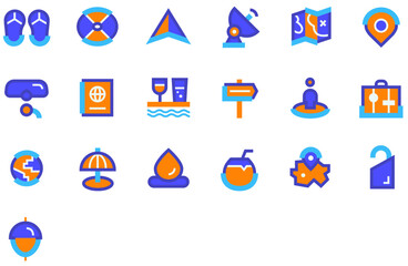 Set of Travel icons