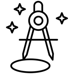 Drawing Compass Icon