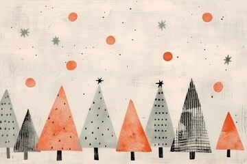 Obraz premium Christmas background drawing backgrounds christmas.