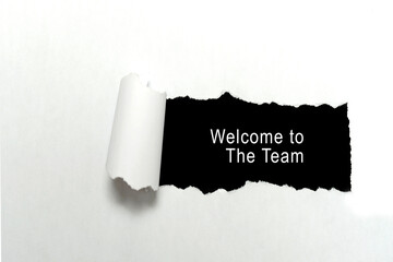 Torn piece of paper showing word 