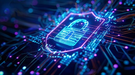 Obraz premium cyber security data protection, business technolog