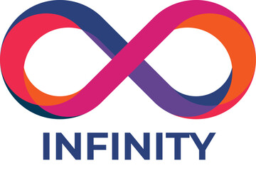 Vibrant Infinity Logo - Colorful Abstract Design