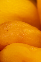 sweet dried fruits dried pieces of pitted apricots