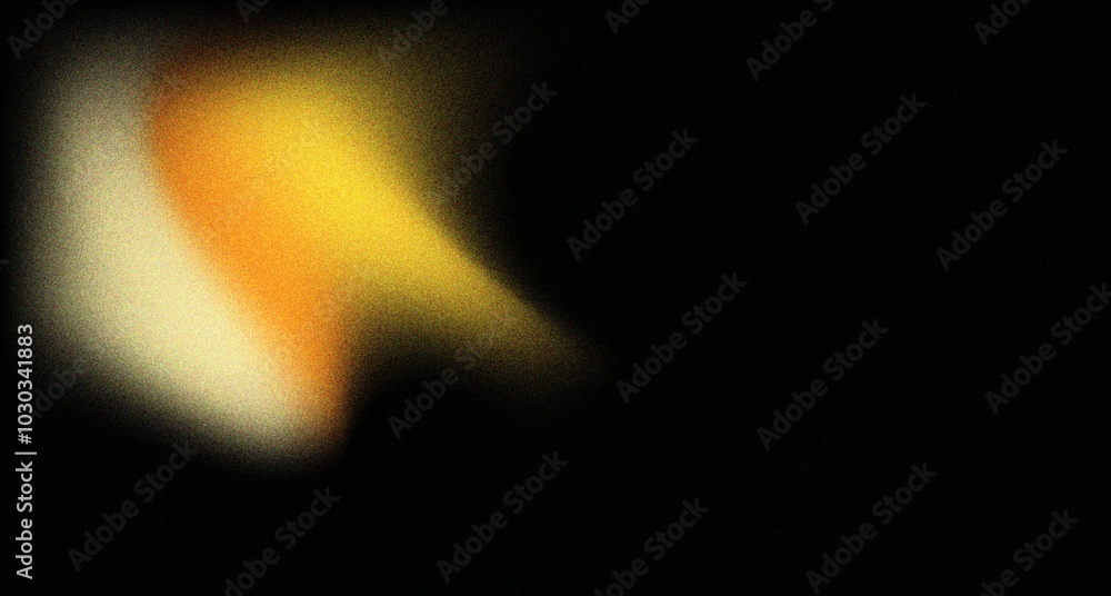 Aufkleber gold light brown black abstract gradient background with grain and noise texture