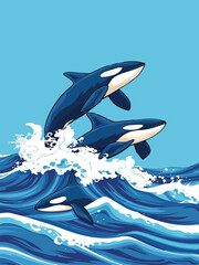orca whale wallpaper