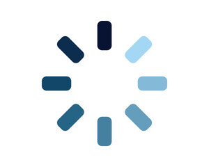 Loading bar status icon. Vector illustration. Vector loaded icons. Download progress. Donload or Upload.