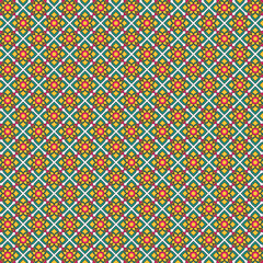 Flower shaped mosaic background design