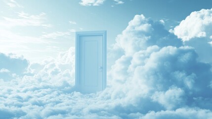 A gateway to spiritual travel in the sky, this view conveys mystery and serenity towards another realm, as if inviting people to explore the world