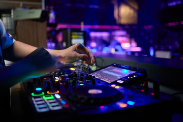 Audio Mixing Console in a Recording Studio with advanced sound production capabilities