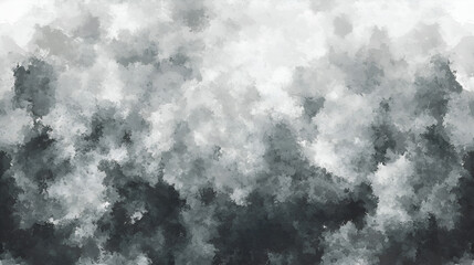 Obraz premium Elegant Black and Gray Watercolor Abstract Texture with Fluid Brush Strokes, Creating a Sophisticated Background Ideal for Creative Designs and Modern Visual Projects
