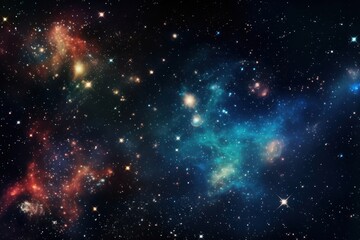 Naklejka premium Stars space astronomy universe.