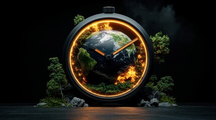 Time for change: global warming and environmental conservation alert