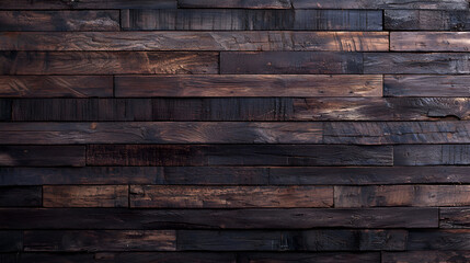 Rustic Wooden Planks with Varied Textures and Colors, Showcasing Natural Grain and Imperfections, Perfect for Backgrounds and Creative Projects with a Warm, Earthy Feel
