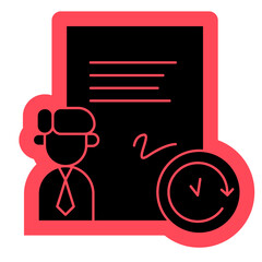 Overtime work icon