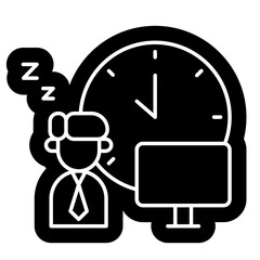 Overtime work icon