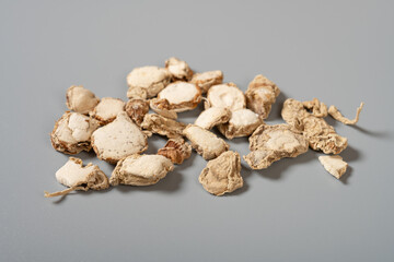 angle view herb ShanNai or Kaempferiae Rhizoma or Galanga Resurrectionlily Rhizome