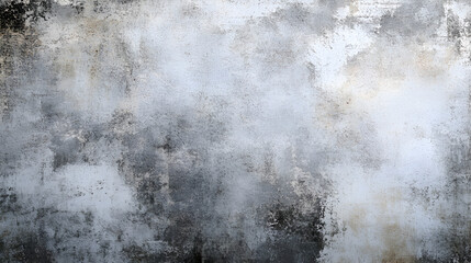Abstract weathered texture with distressed gray and white tones, creating a vintage, grunge effect. Ideal for backgrounds, artistic compositions, creative projects requiring a rustic, aged aesthetic