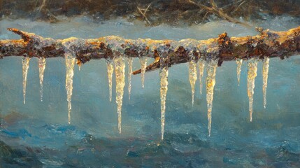 Frosty Beads, Icicles