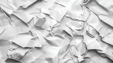 Wrinkled and crumpled beige paper texture with natural creases, providing a rustic, aged appearance. Ideal for use in vintage backgrounds, design textures, or creative projects with a paper theme