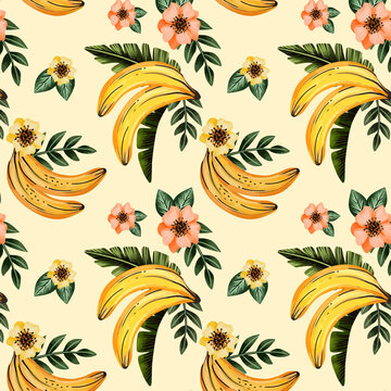 seamless pattern with flowers
