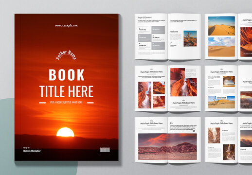 Book Title Template Layout