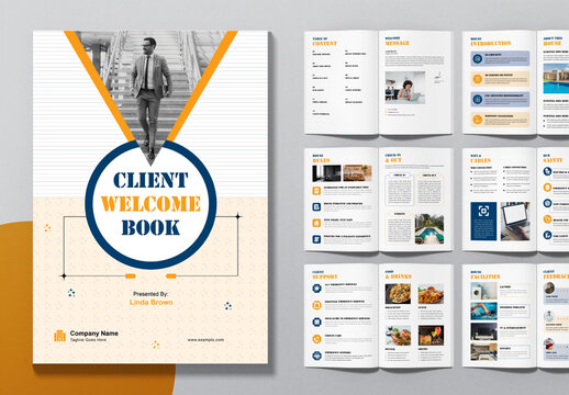 Client Welcome Book Layout