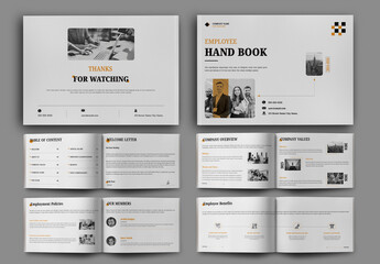 Employee Hand Book Template Layout