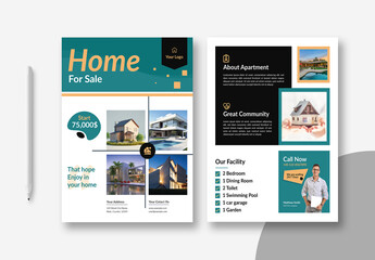 Home for Sale Flyer Layout