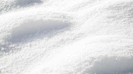 Sparkling snow texture creates a fresh white snowdrift, perfect for winter backgrounds