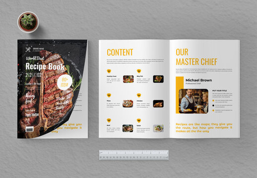 Recipe Book Template Layout