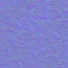 Seamless plaster wall normal map