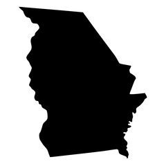 Georgia Silhouette  vector illustration