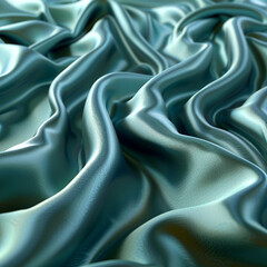 Obraz premium Soft, lustrous fabric folds showcase captivating light and flowing movement elegantly