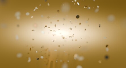 Dynamic Energy: The particles seem to be in constant motion, radiating energy and vitality.