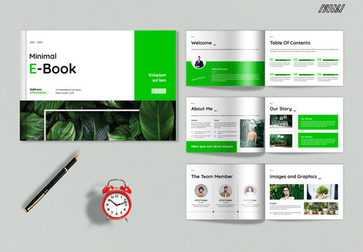 E-Book Layout Landscape