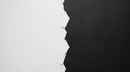 Black and white background split in half